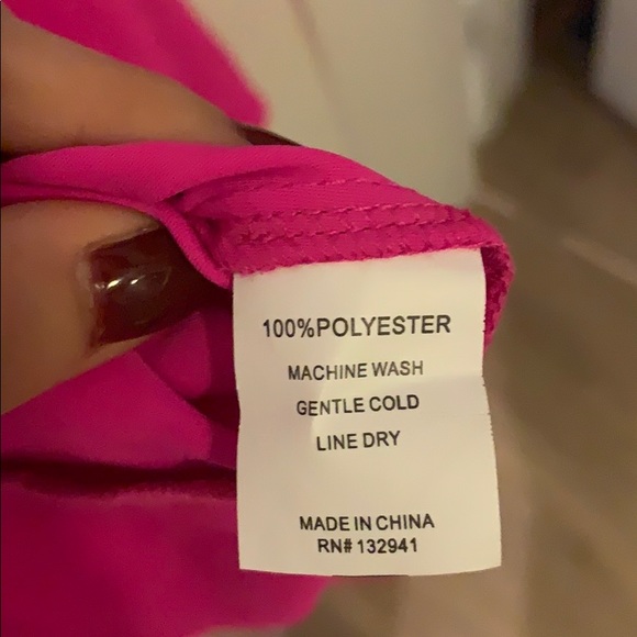 EverEve- Hot Pink, Flowing Event Dress - Picture 4 of 4